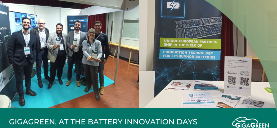 Gigagreen at the Battery Innovation Days