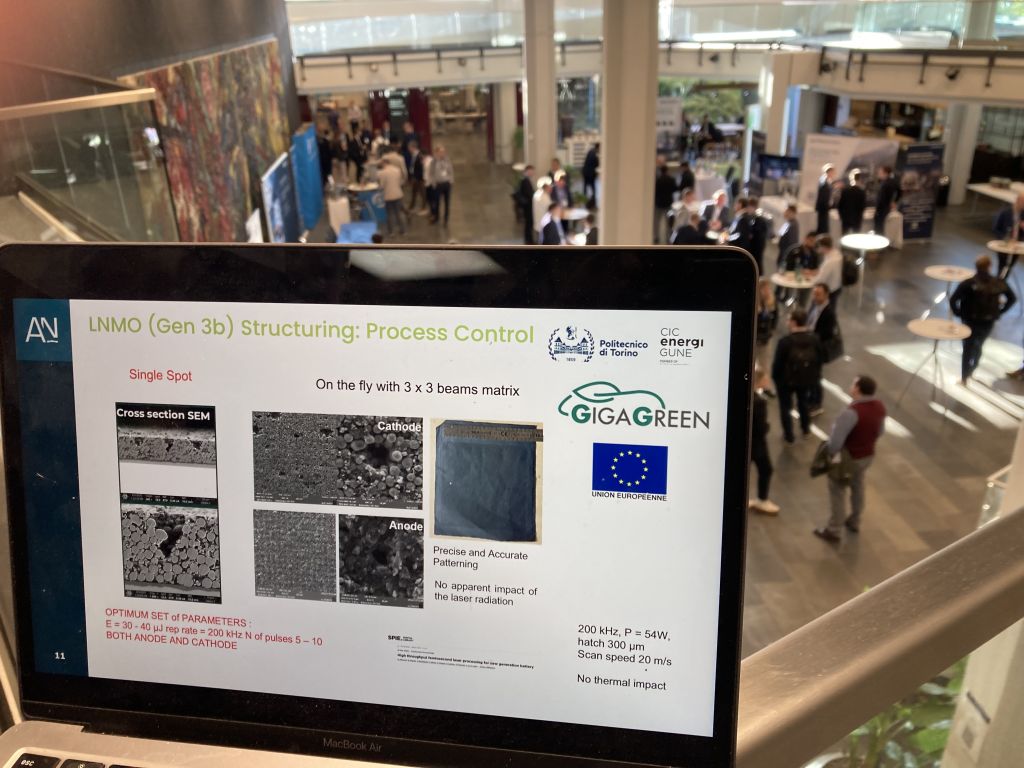 GIGAGREEN at LANE 2026: Cutting and texturing of new generation battery: a test bench for high power femtosecond laser
